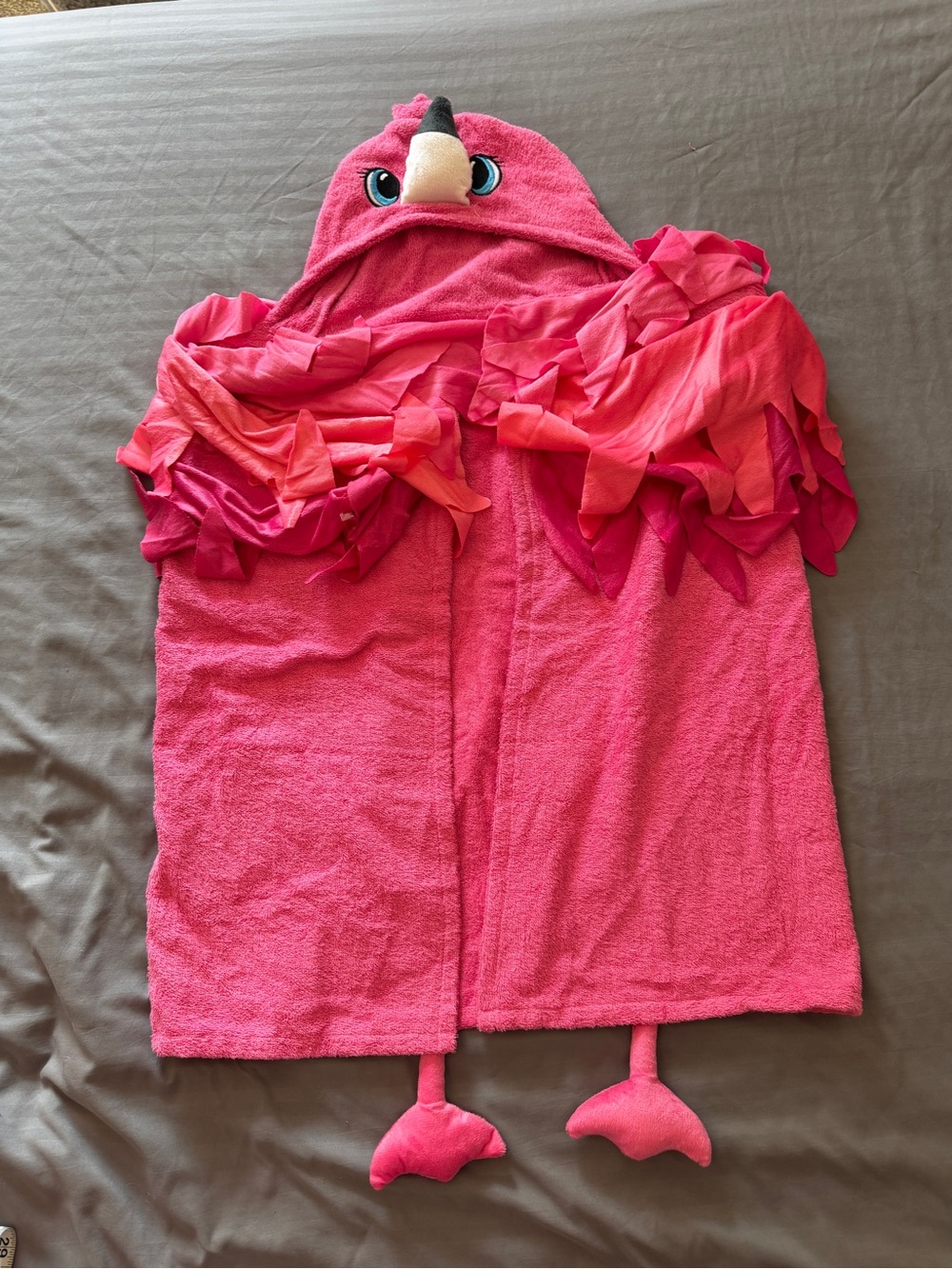 Pink Flamingo Kids Hooded Towel Bath Beach Swim Wrap 26x47